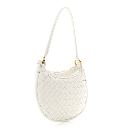 Bottega Veneta Nappa Intrecciato Small Gemelli White 3 of 14