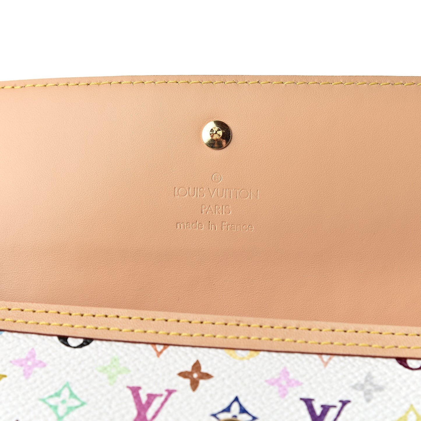 Monogram Multicolor Porte Tresor International Wallet White
