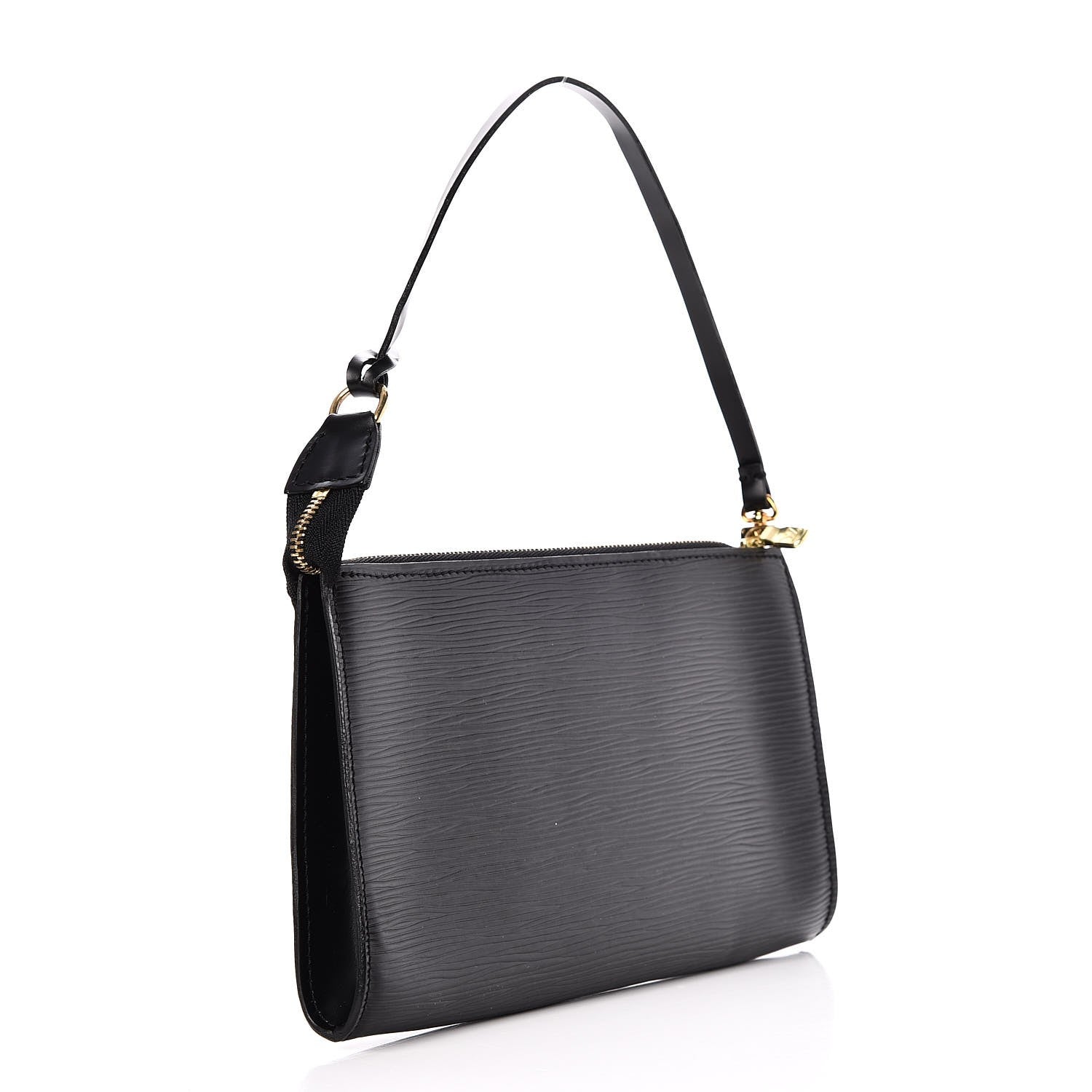 Louis Vuitton Epi Pochette Accessories 24 Black 3 of 7