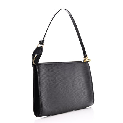 Louis Vuitton Epi Pochette Accessories 24 Black 3 of 7