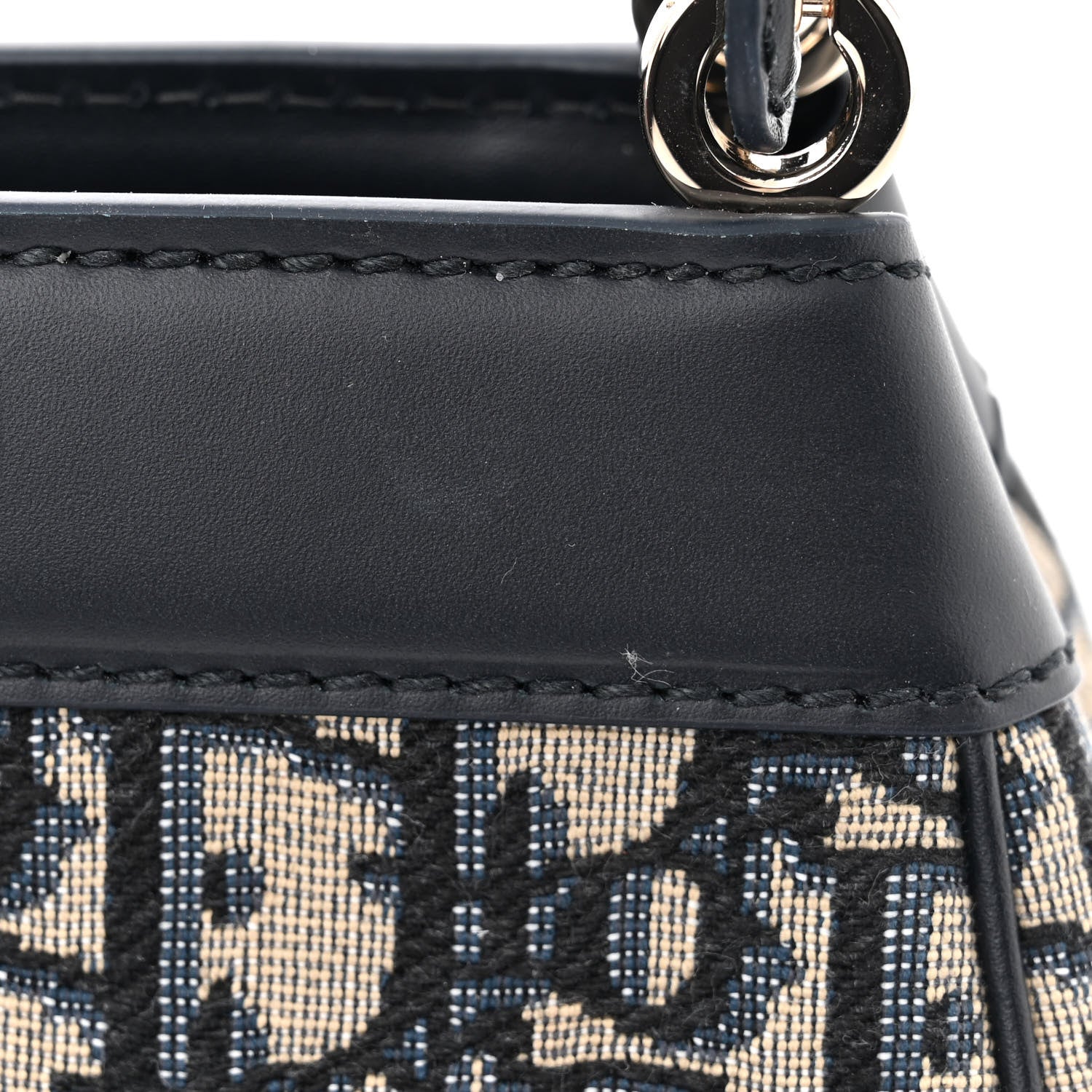 Christian Dior Oblique Key Bag Blue 10 of 11