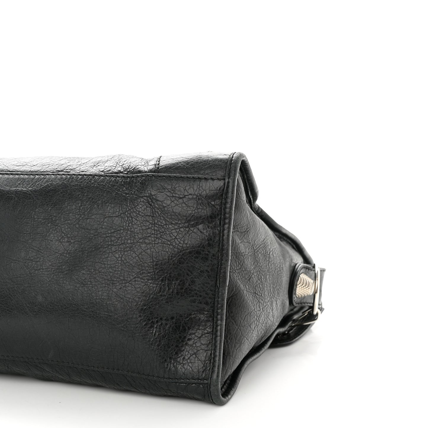 Agneau Giant 21 Silver Hardware Part Time Black
