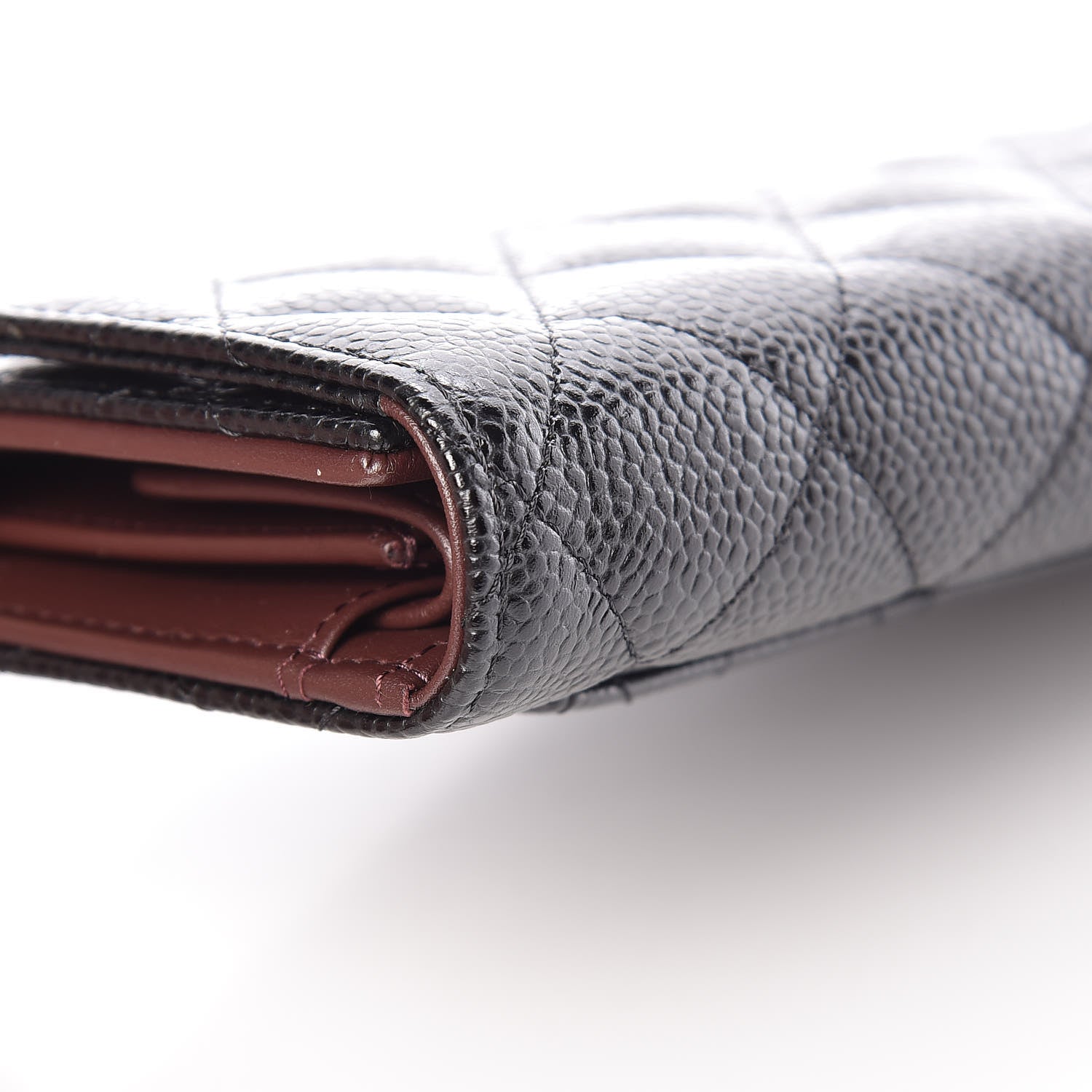 Chanel Caviar Quilted Long Flap Wallet Black 11 of 12