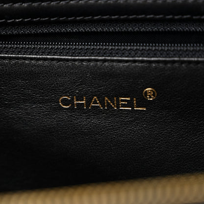 Chanel Lambskin Bekko Chain Large Shoulder Bag Black 6 of 11