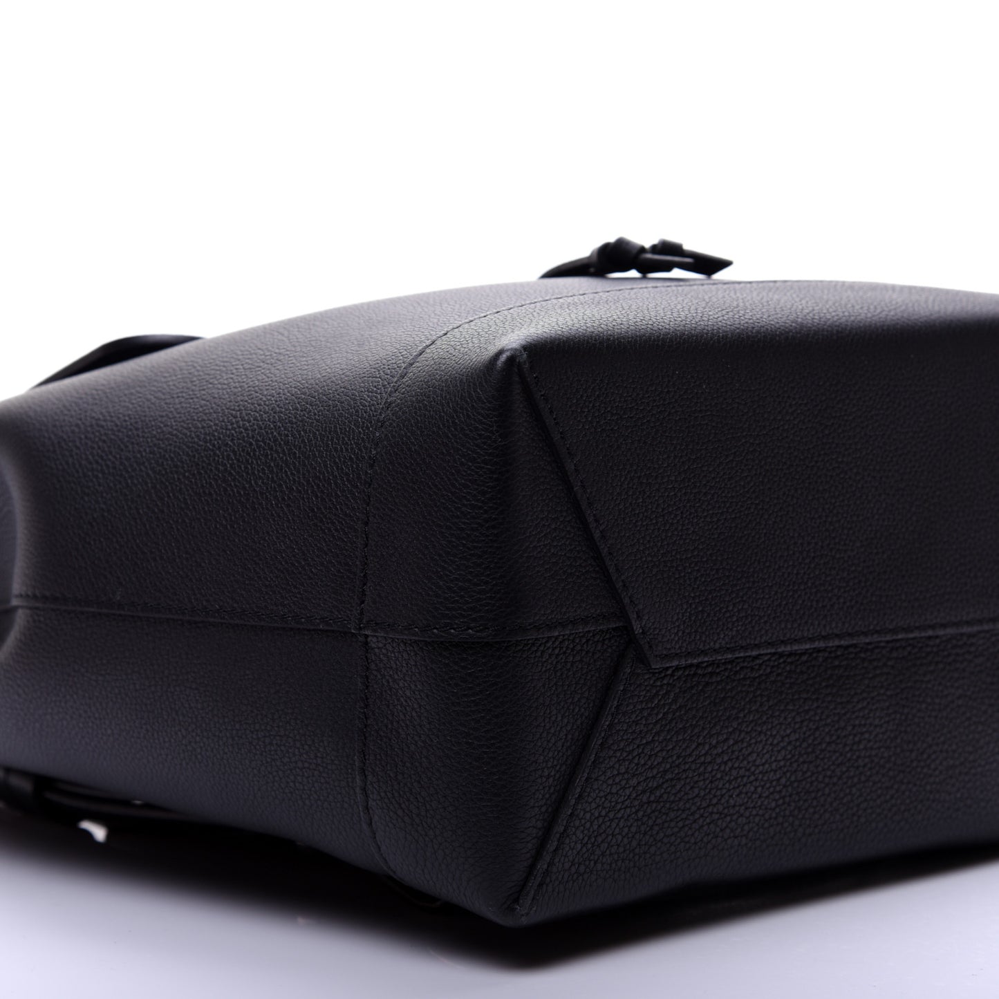 Calfskin Lockme Backpack Black