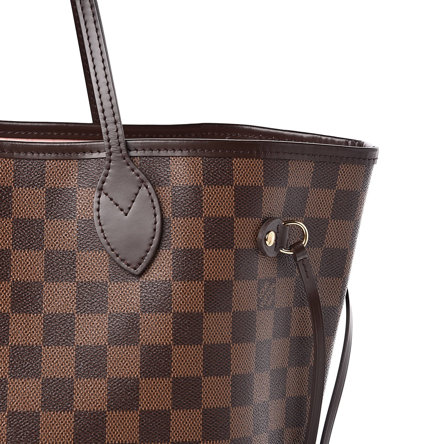 Louis Vuitton Damier Ebene Neo Neverfull MM Rose Ballerine 11 of 11