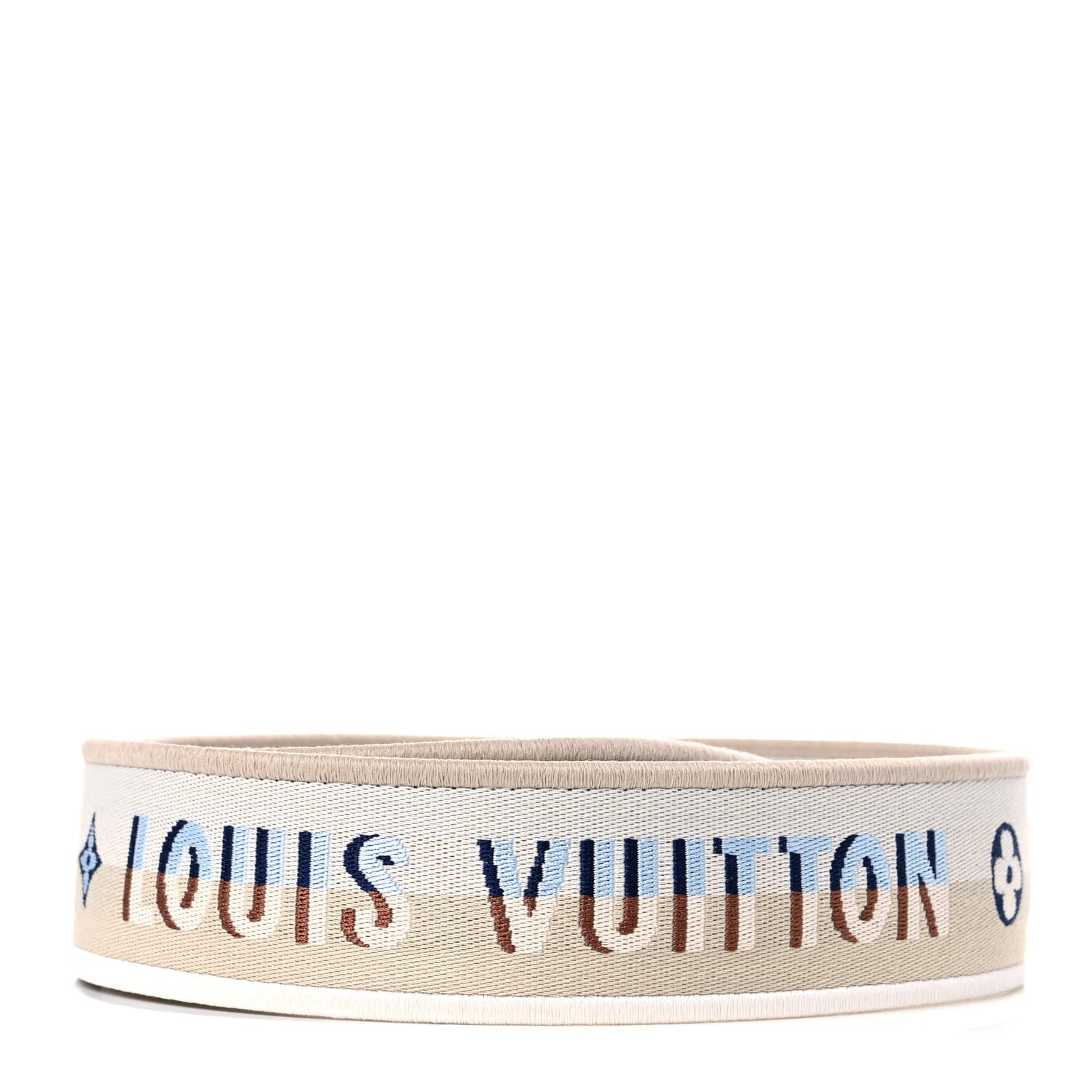 Louis Vuitton Jacquard Alma BB Shoulder Strap Bleu Nuage 2 of 4