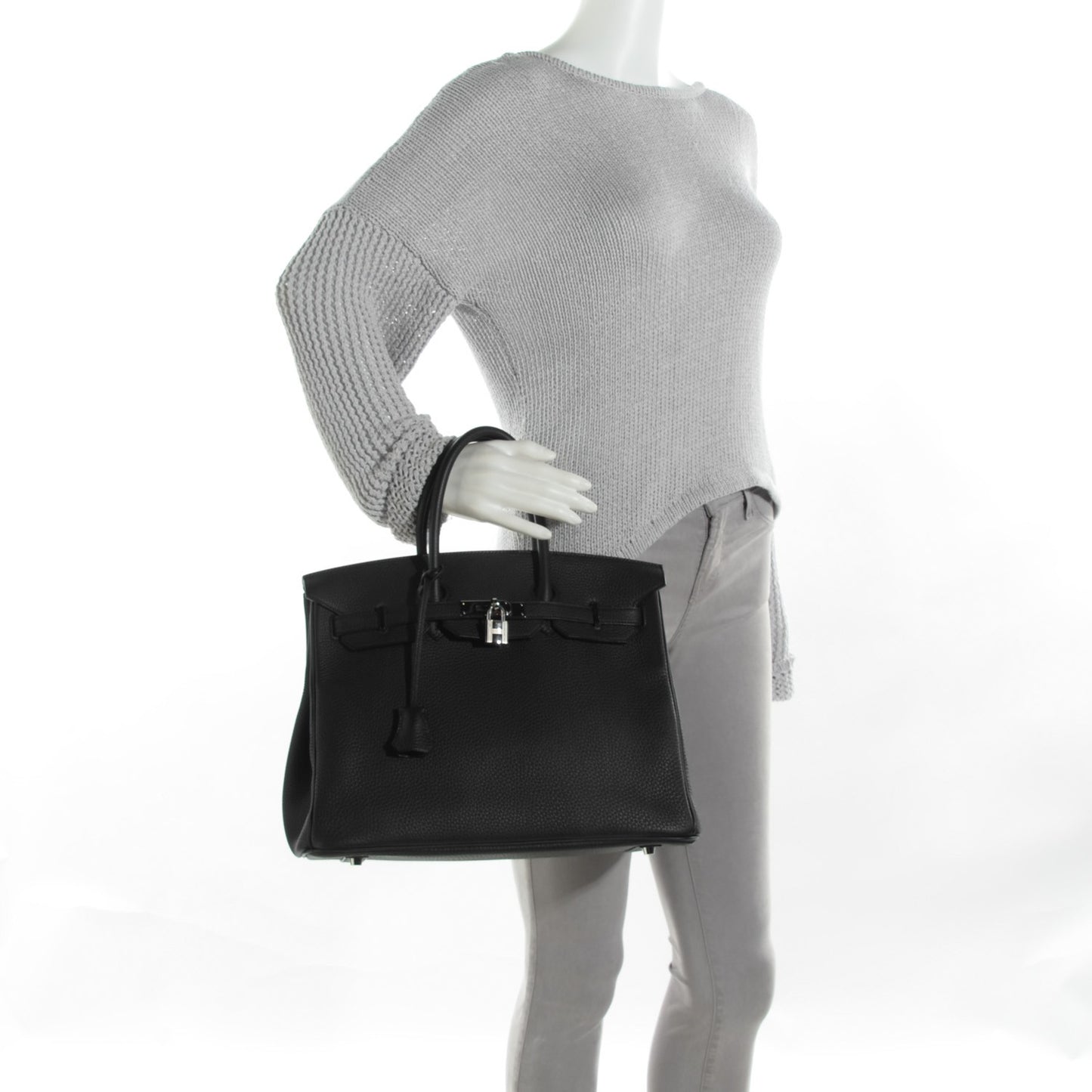 Taurillon Clemence Birkin 35 Black