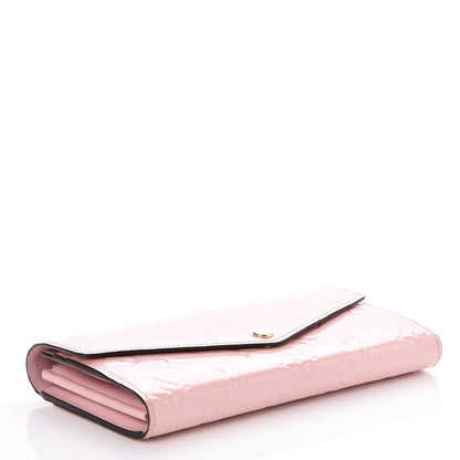 Louis Vuitton Vernis Sarah Wallet NM Rose Ballerine 4 of 7