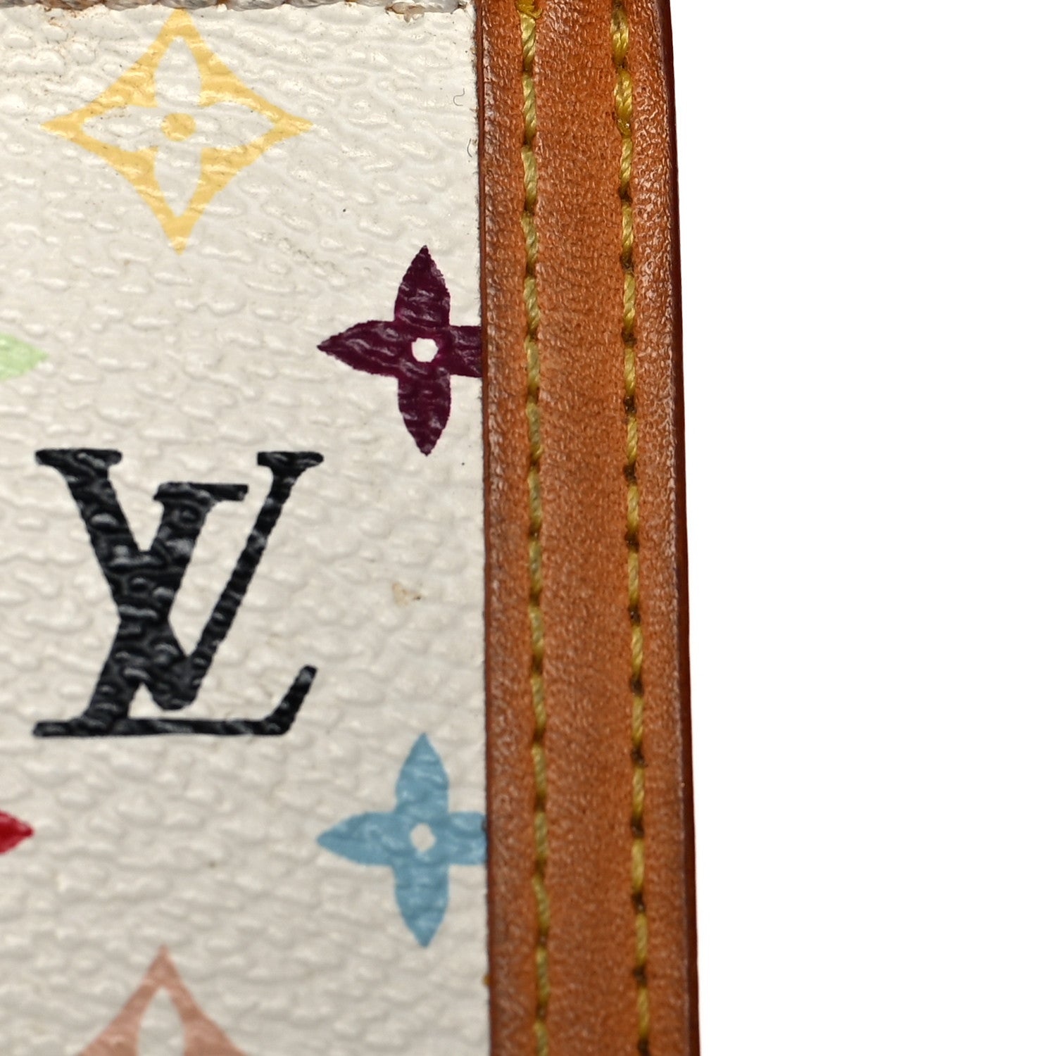 Louis Vuitton Monogram Multicolor Key Pouch White 12 of 12