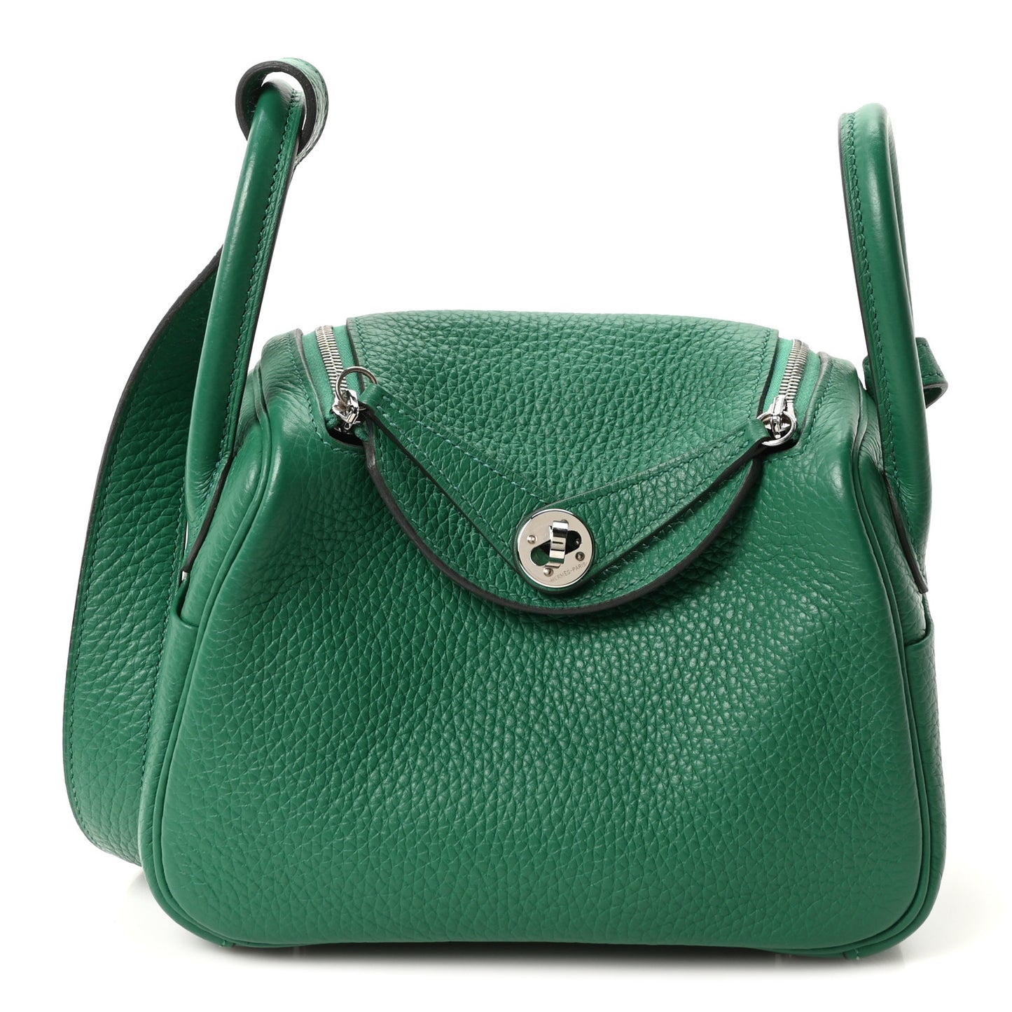 Taurillon Clemence Mini Lindy 20 Vert Vertigo