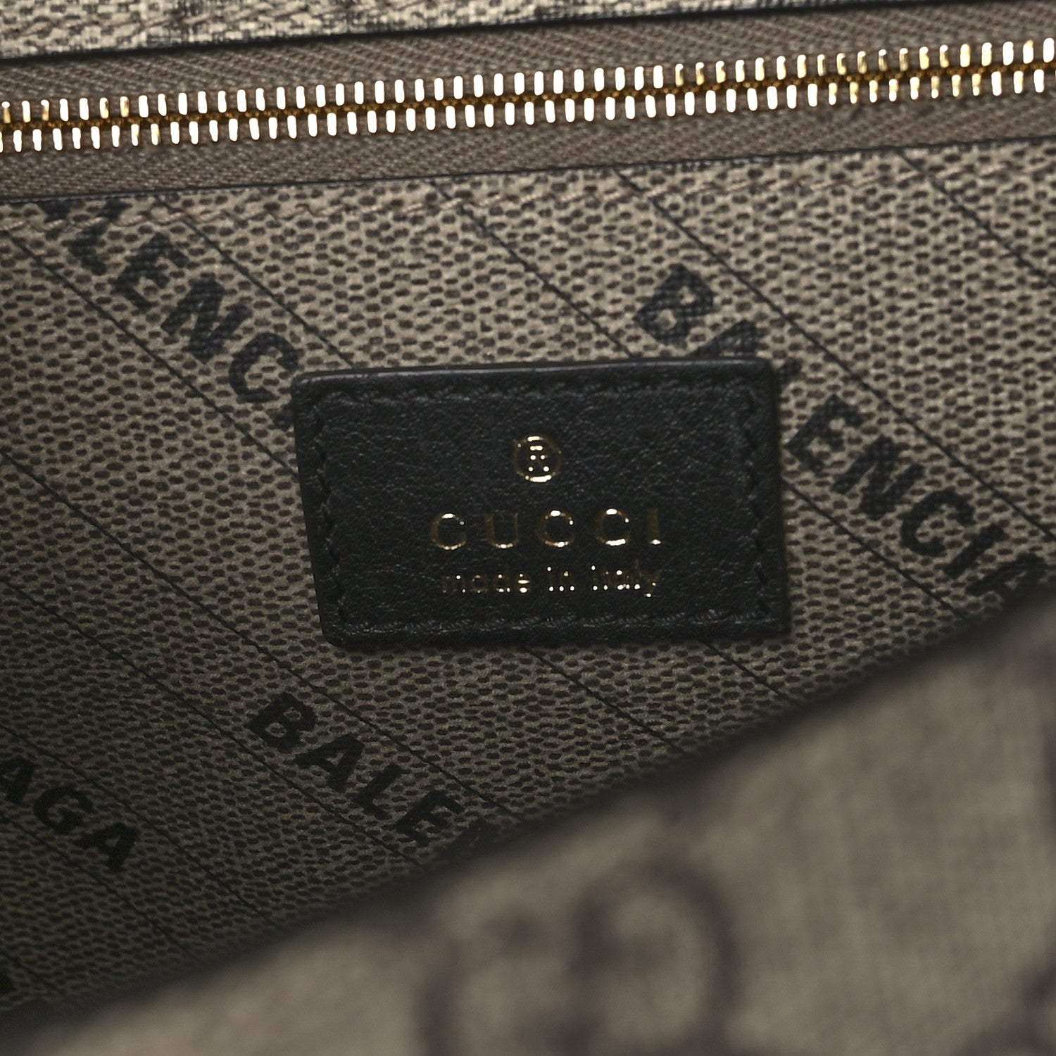 Balenciaga X GUCCI GG Supreme Monogram Medium Hourglass Top Handle Bag Beige Ebony 6 of 10