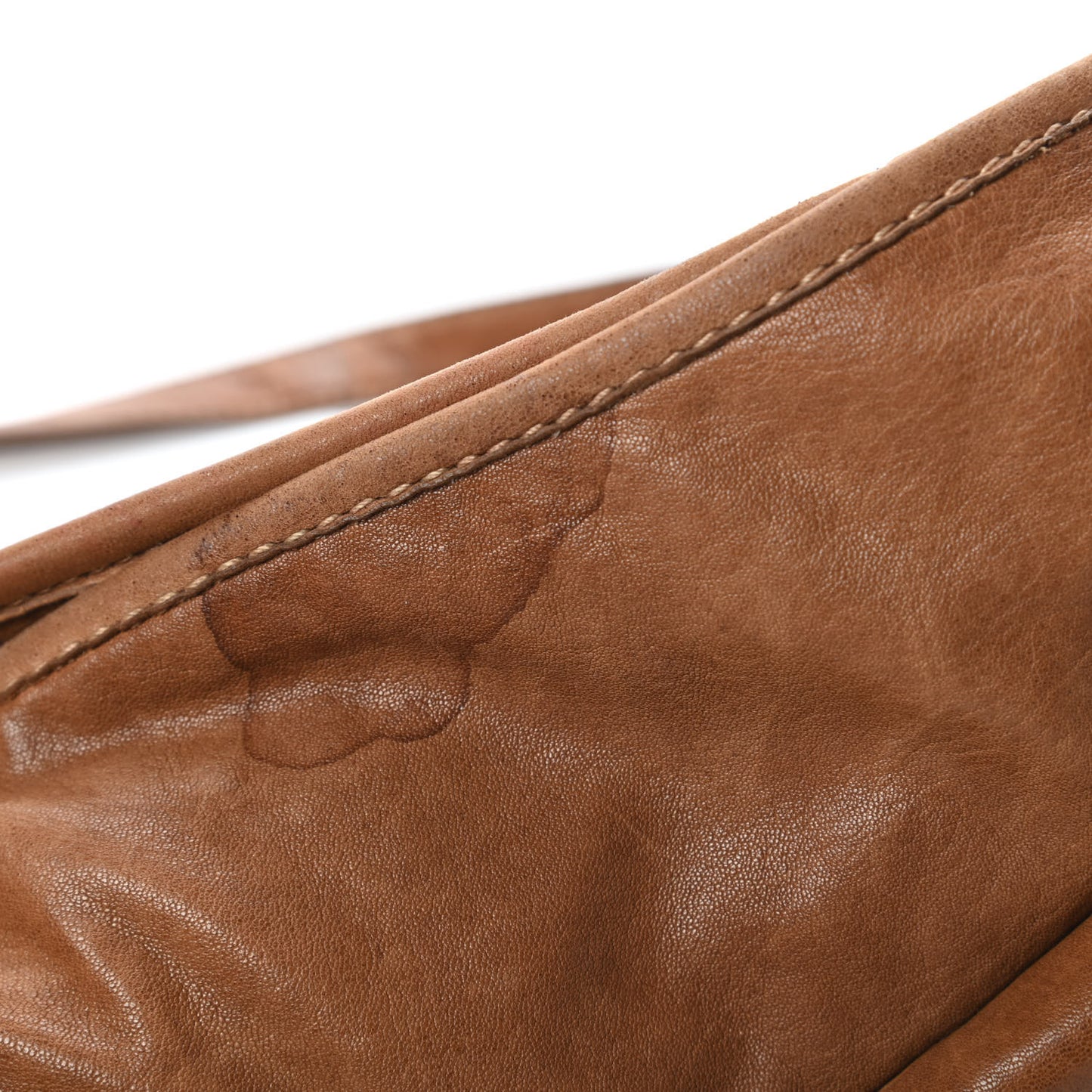 Nappa Matelasse Coffer Hobo Cammello