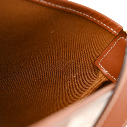 Celine Triomphe Canvas Calfskin Small Bucket Bag White 12 of 12