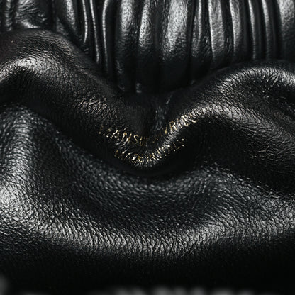 Mansur Gavriel Lambskin Pleated Mini Cloud Clutch Black 6 of 8
