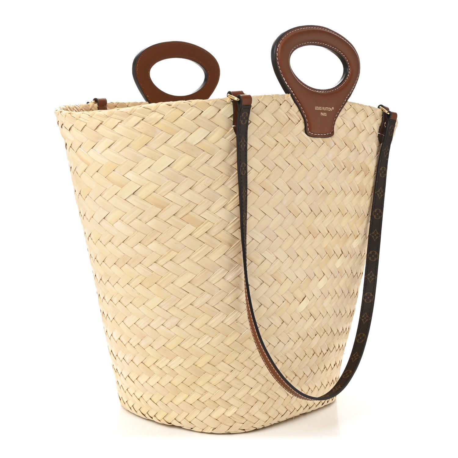 Louis Vuitton Palm Leaves Rivage GM Brown 3 of 10