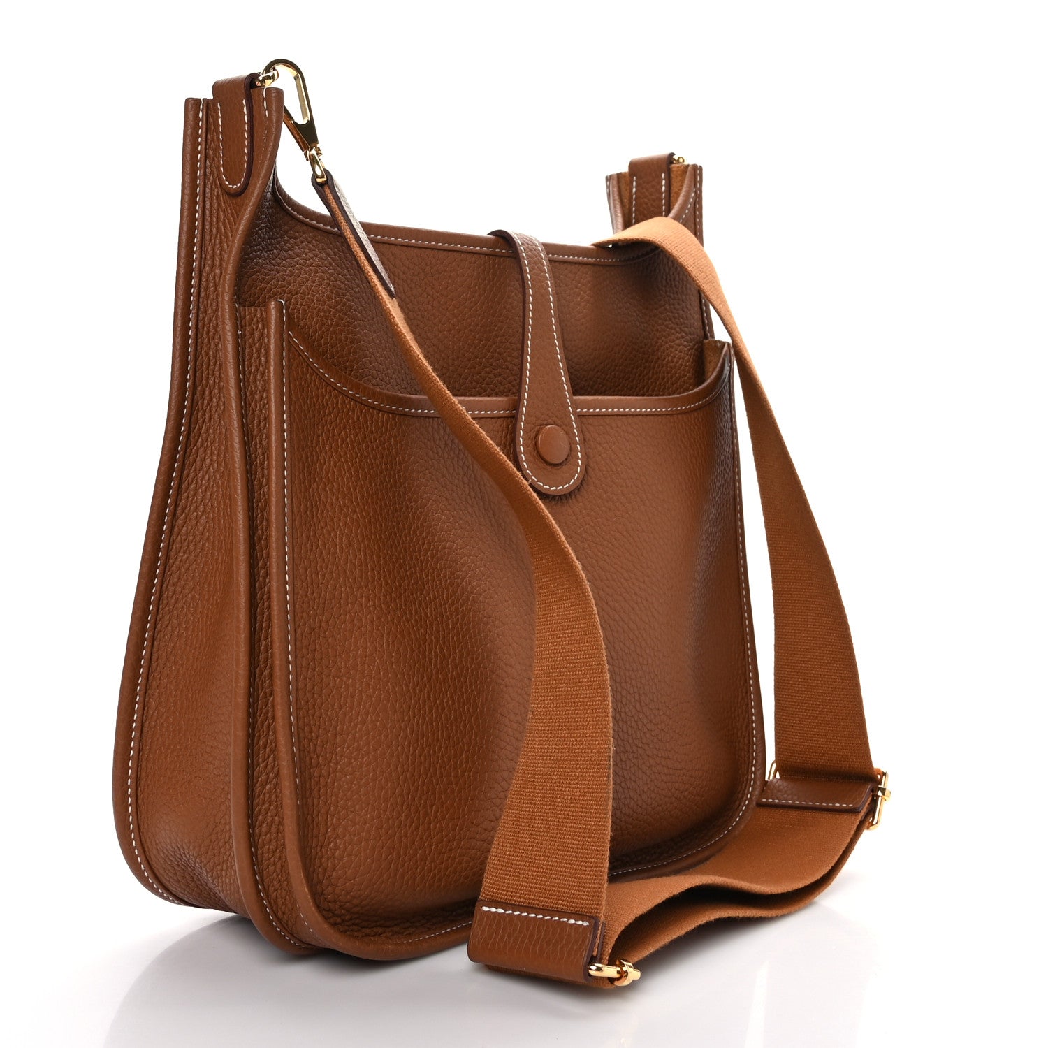 Hermes Taurillon Clemence Evelyne III PM Gold 3 of 10