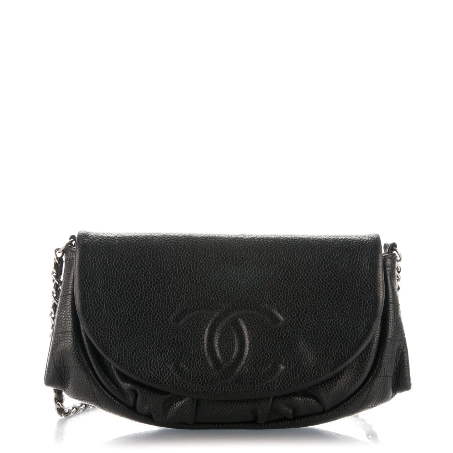 Caviar Half Moon Wallet On Chain WOC Black