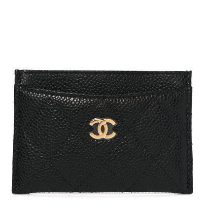 Chanel Caviar Quilted Card Holder Black 1 of 8