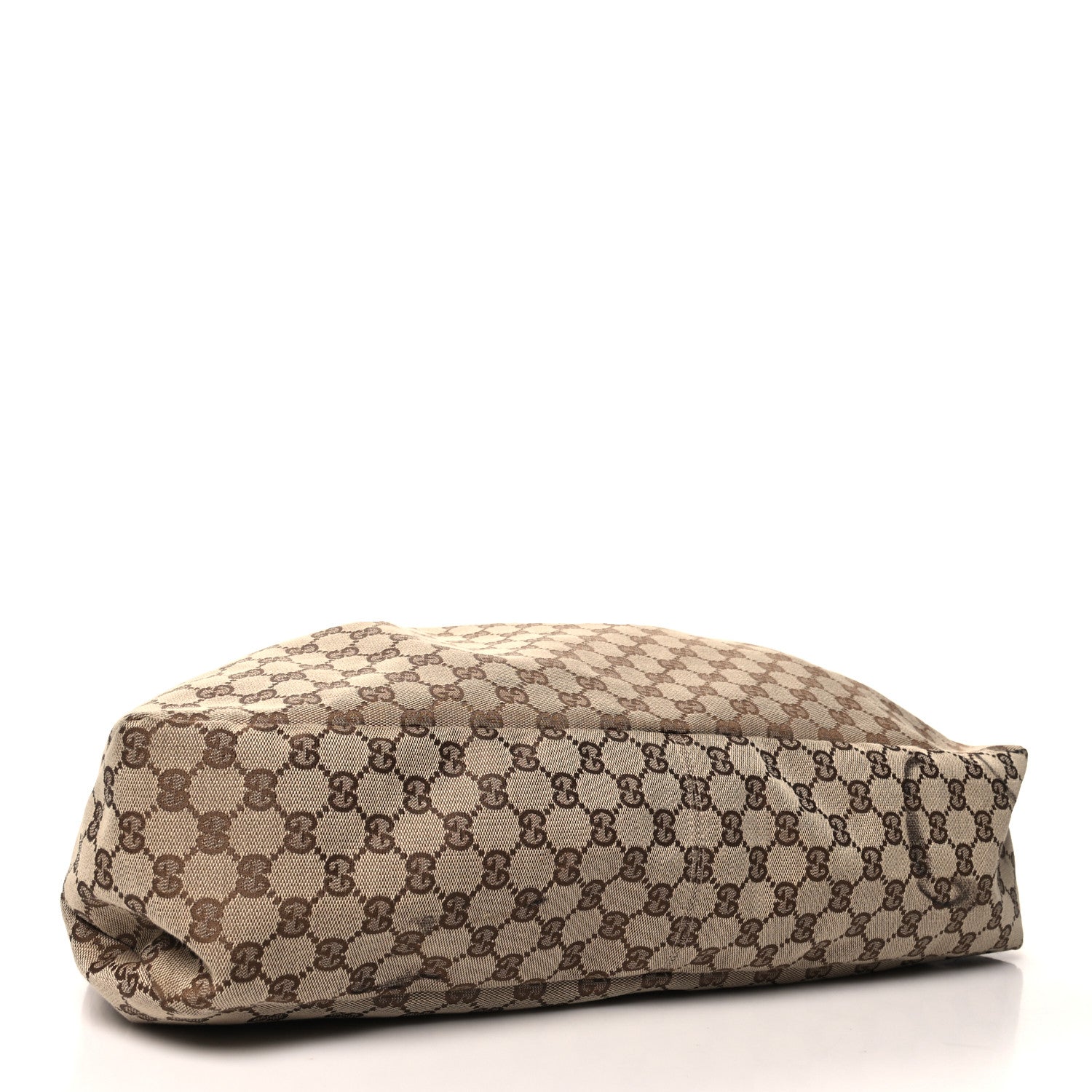 Gucci Monogram Large Horsebit Chain Hobo Off White 4 of 12