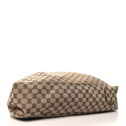 Gucci Monogram Large Horsebit Chain Hobo Off White 4 of 12