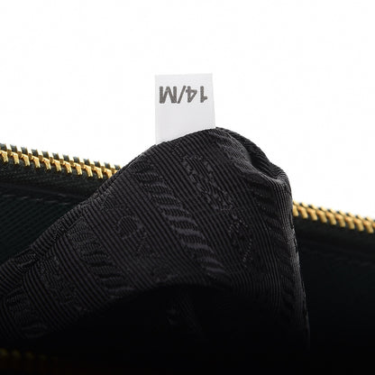 Prada Saffiano Small Galleria Double Zip Tote Smeraldo 8 of 9