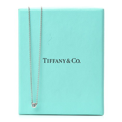Tiffany Sterling Silver Aquamarine Elsa Peretti Color By The Yard Pendant Necklace 8 of 8