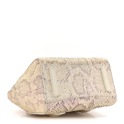 Givenchy Snakeskin Mini Lock Antigona Shoulder Bag Dusty Gold 4 of 10