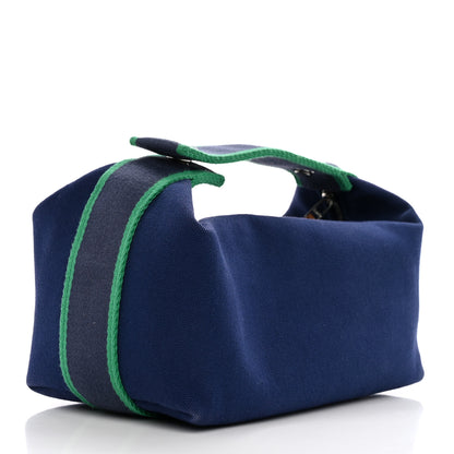 Hermes Canvas Small Bride-A-Brac Pouch Marine 3 of 15