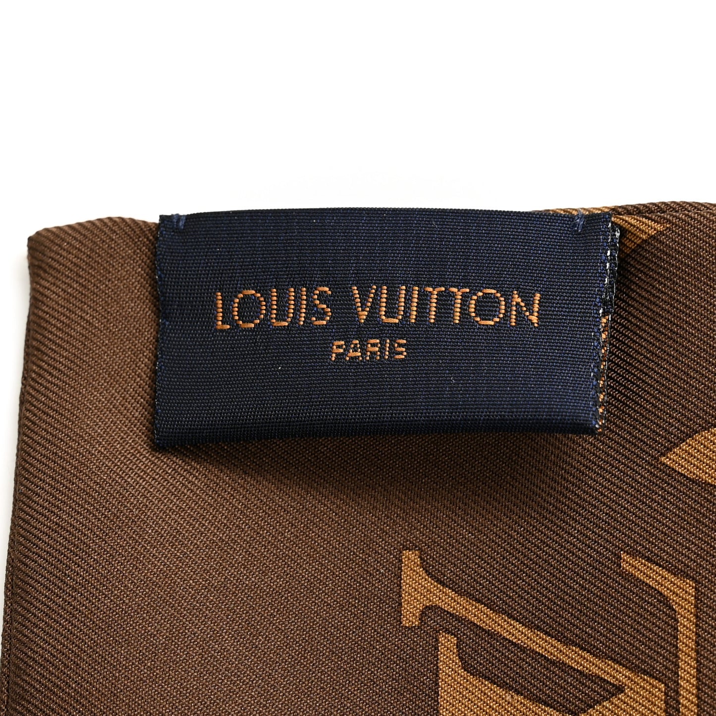 Silk Monogram Confidential Bandeau Brown