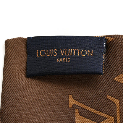 Louis Vuitton Silk Monogram Confidential Bandeau Brown 3 of 4