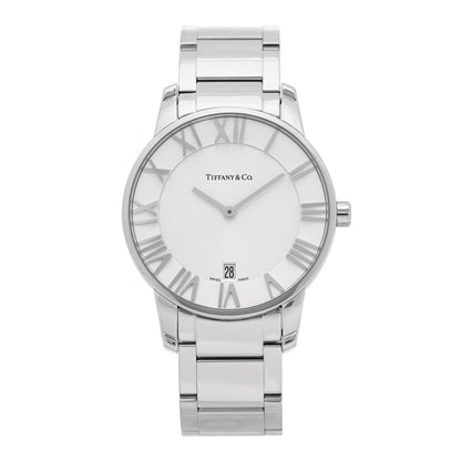Tiffany Stainless Steel 37mm Atlas 2-Hand Quartz Watch 1 of 4