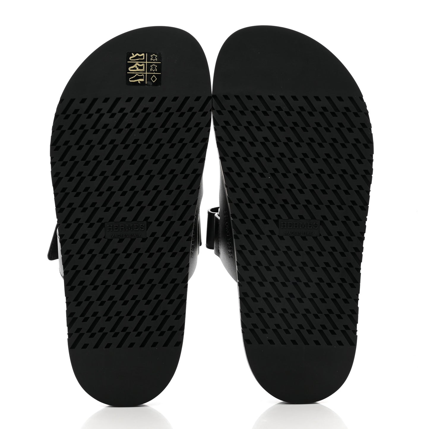 Calfskin Womens Chypre Sandals 37.5 Black
