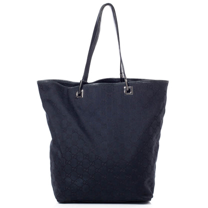 Gucci Monogram Large Bucket Tote Black 1 of 11