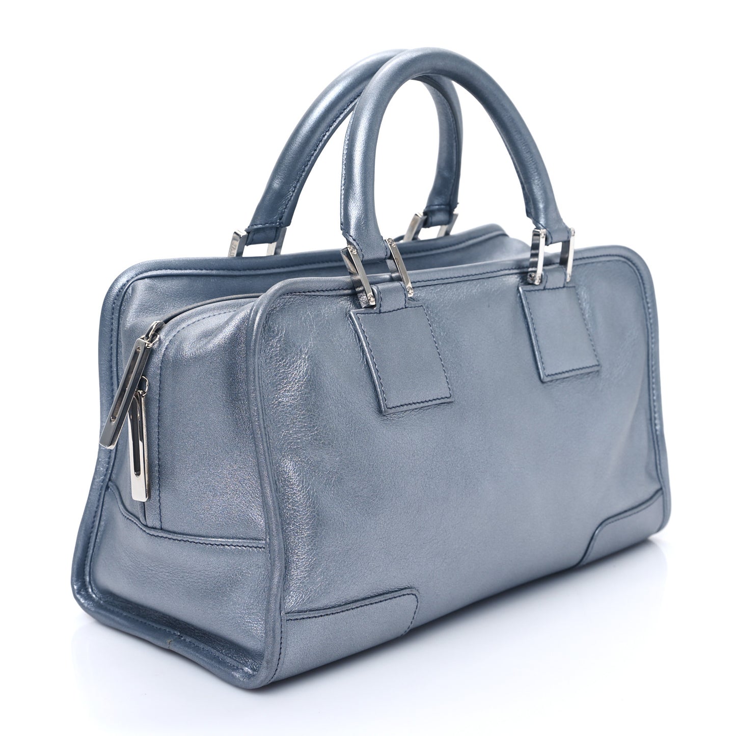 Metallic Calfskin Amazona 28 Silver