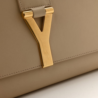 Saint Laurent Calfskin Classic Y Ligne Clutch Light Beige 14 of 14