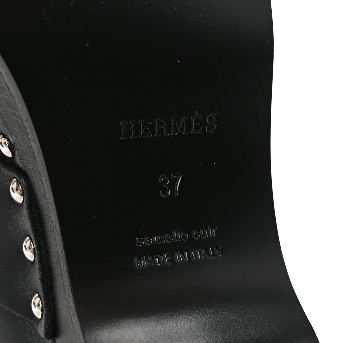 Calfskin Calya Mules 37 Black