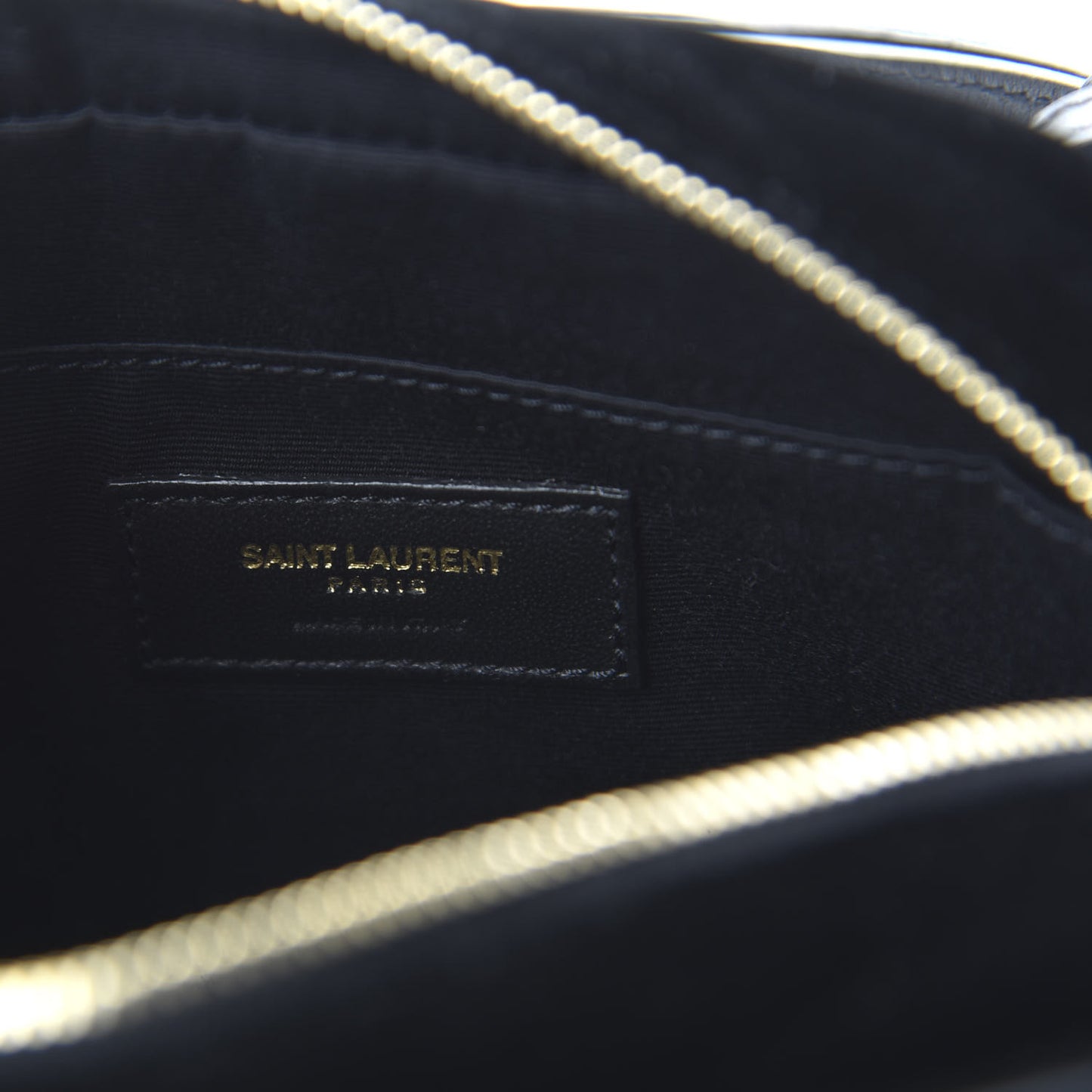 Velour Matelasse Monogram Lou Belt Bag Black