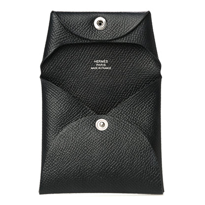 Hermes Epsom Bastia Coin Purse Black 4 of 11