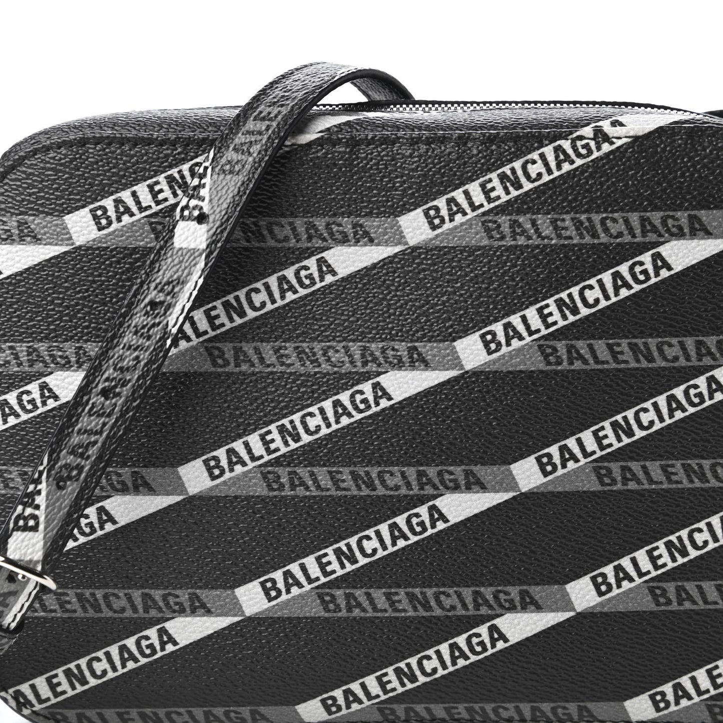 Coated Canvas Losange Monogram S Camera Bag Black Grey