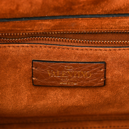 Valentino Garavani Grained Calfskin Large Roman Stud Shoulder Bag Selleria 6 of 9