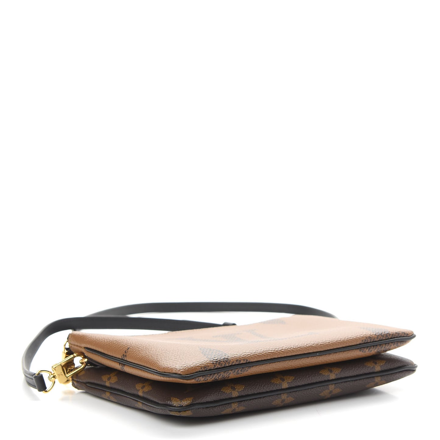 Reverse Monogram Giant Double Zip Pochette