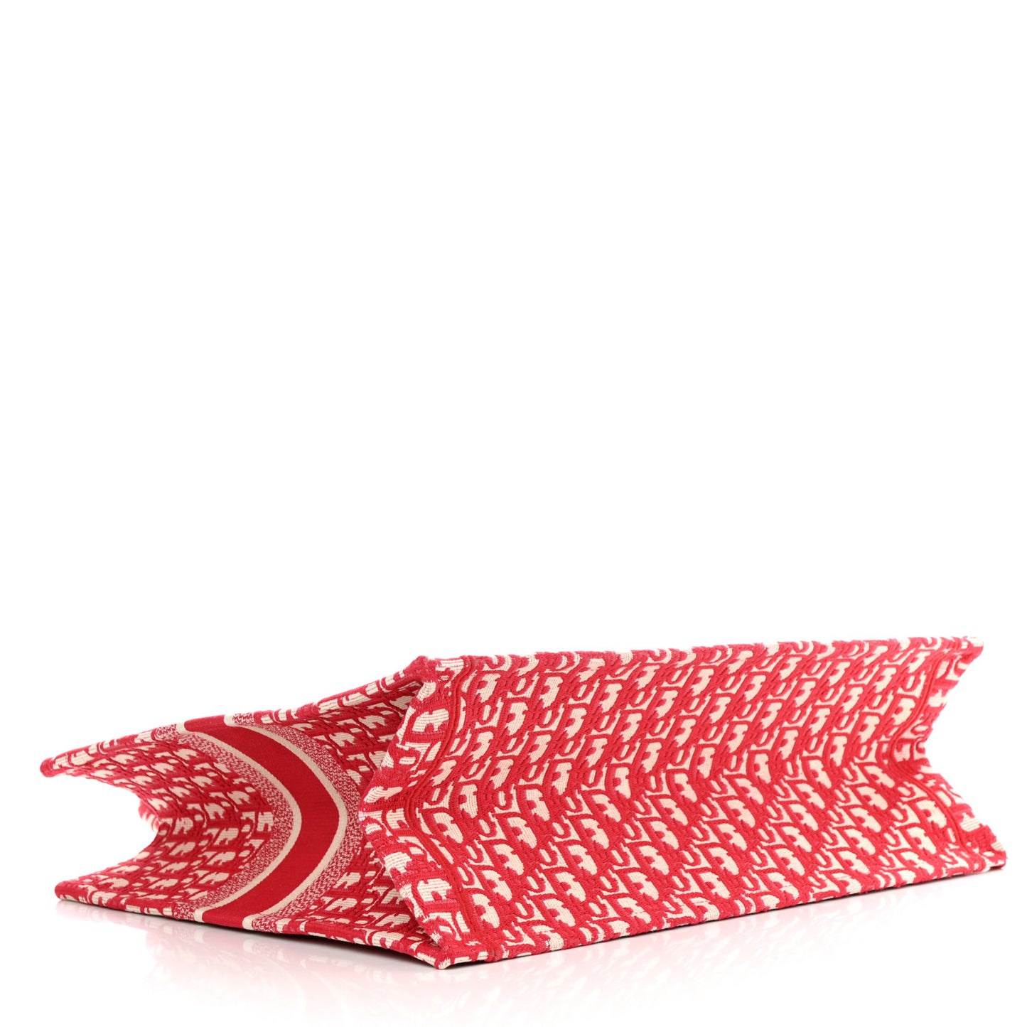 Oblique Book Tote Raspberry