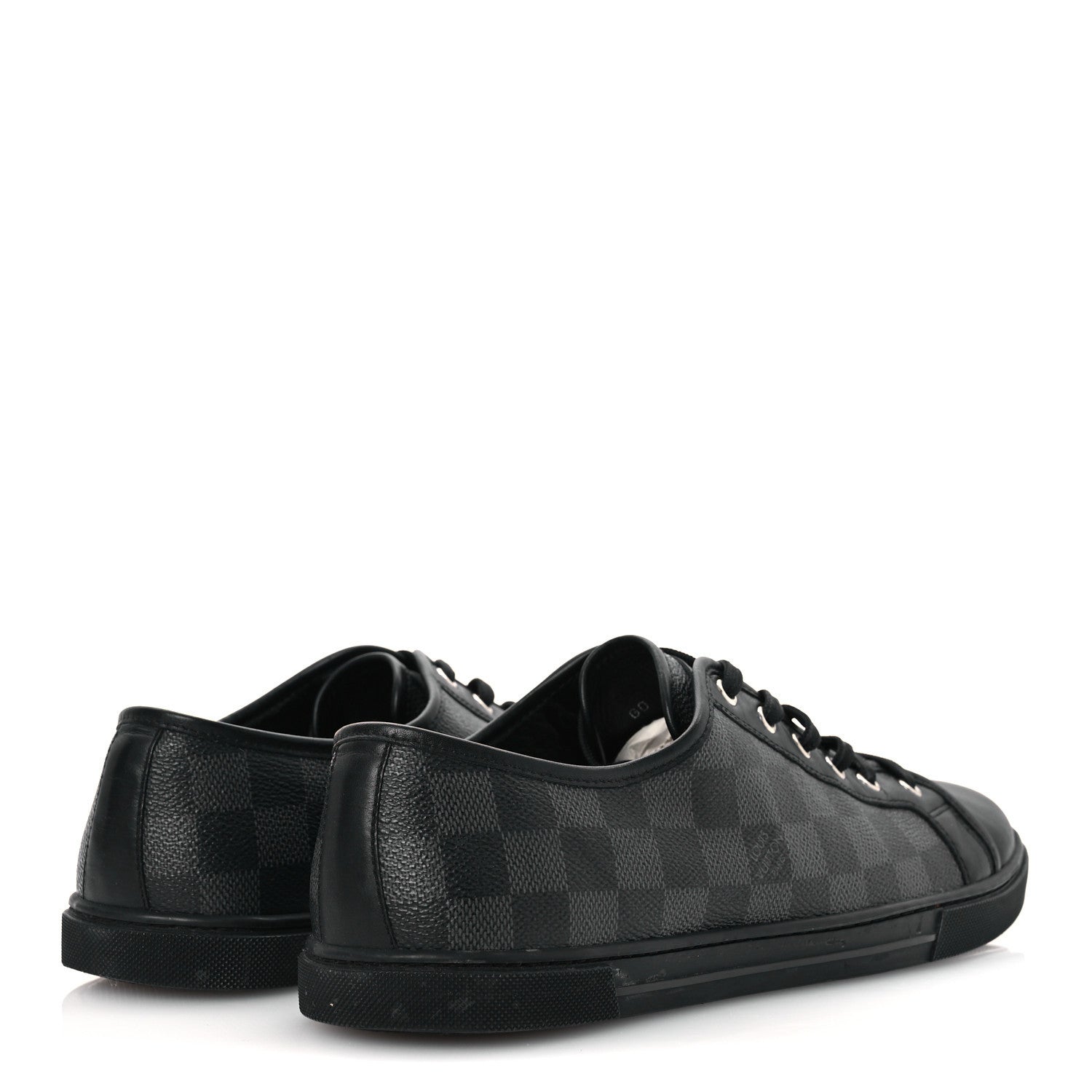 Louis Vuitton Calfskin Damier Graphite Sneakers 7.5 5 of 13