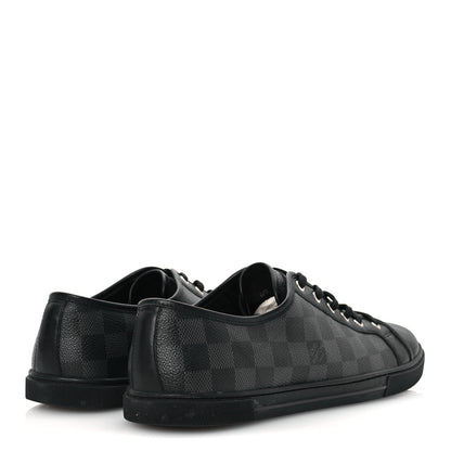 Louis Vuitton Calfskin Damier Graphite Sneakers 7.5 5 of 13