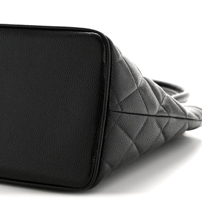 Chanel Caviar Quilted Medallion Tote Black 10 of 13