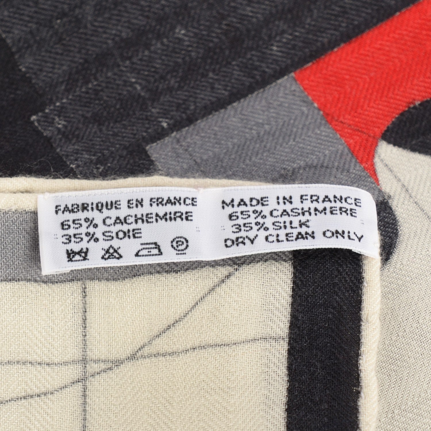Hermes Cashmere Silk Echec Au Roi Shawl 140 6 of 6