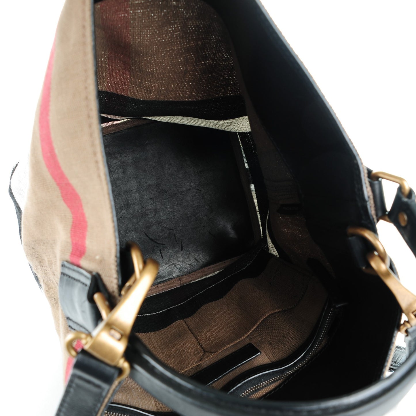 Canvas Mega Check Medium Ashby Black