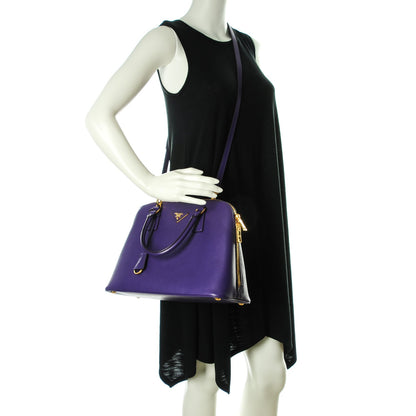 Prada Saffiano Lux Medium Promenade Tote Viola 2 of 7