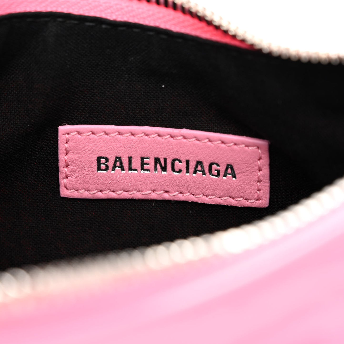 Patent Faux Leather Le Cagole Shoulder Bag XS Sweet Pink